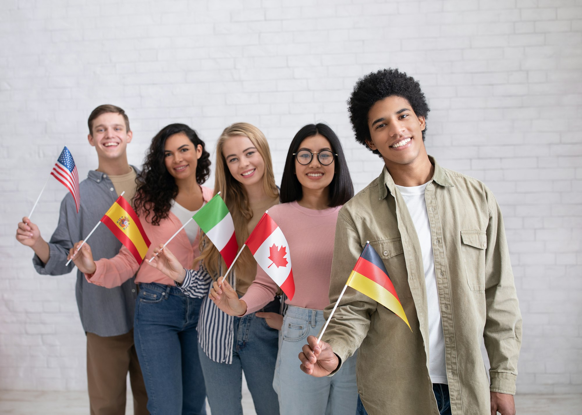 Modern education of international students or immigrants